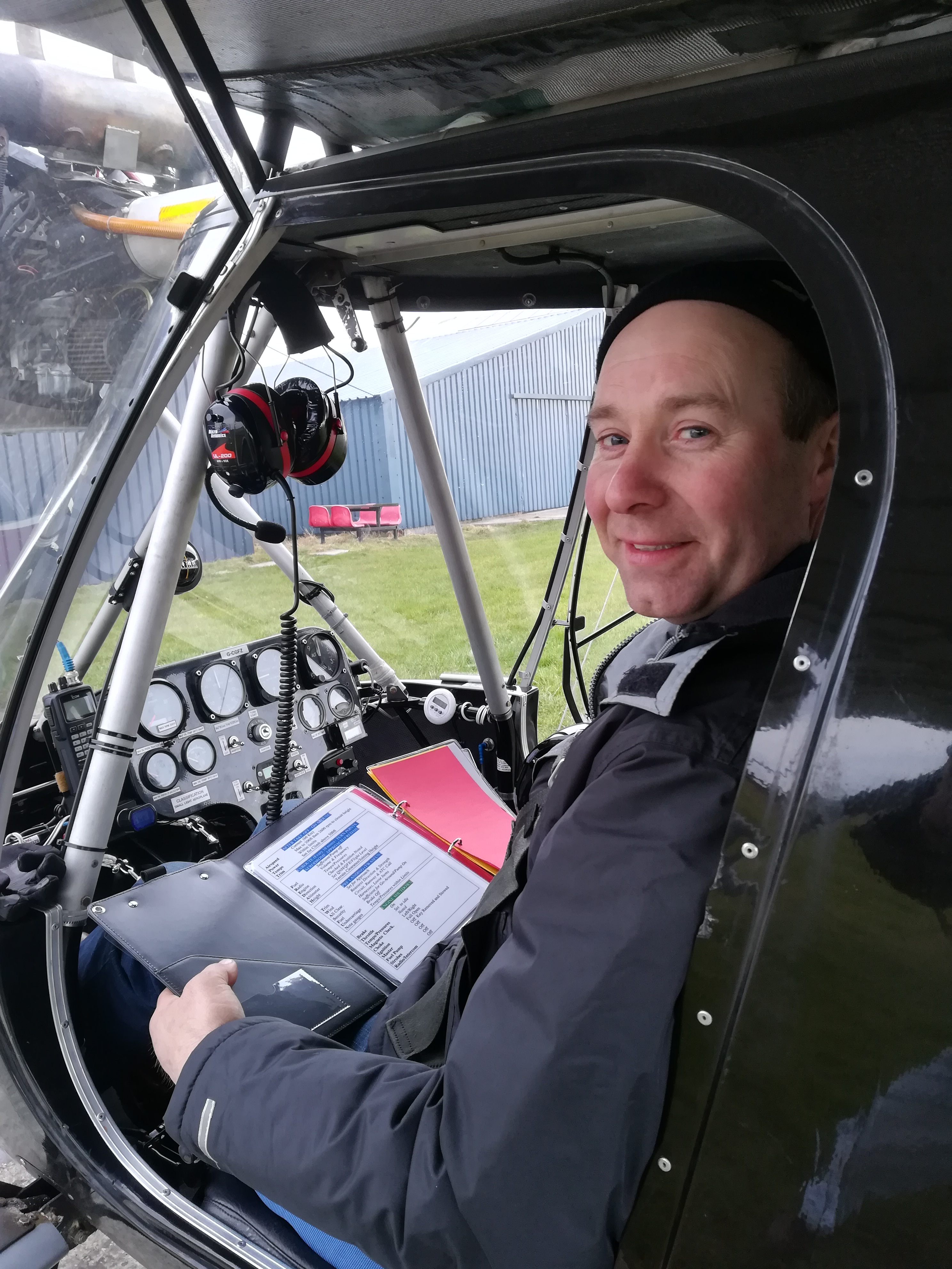 Edwin Calvin completes his First Solo flight