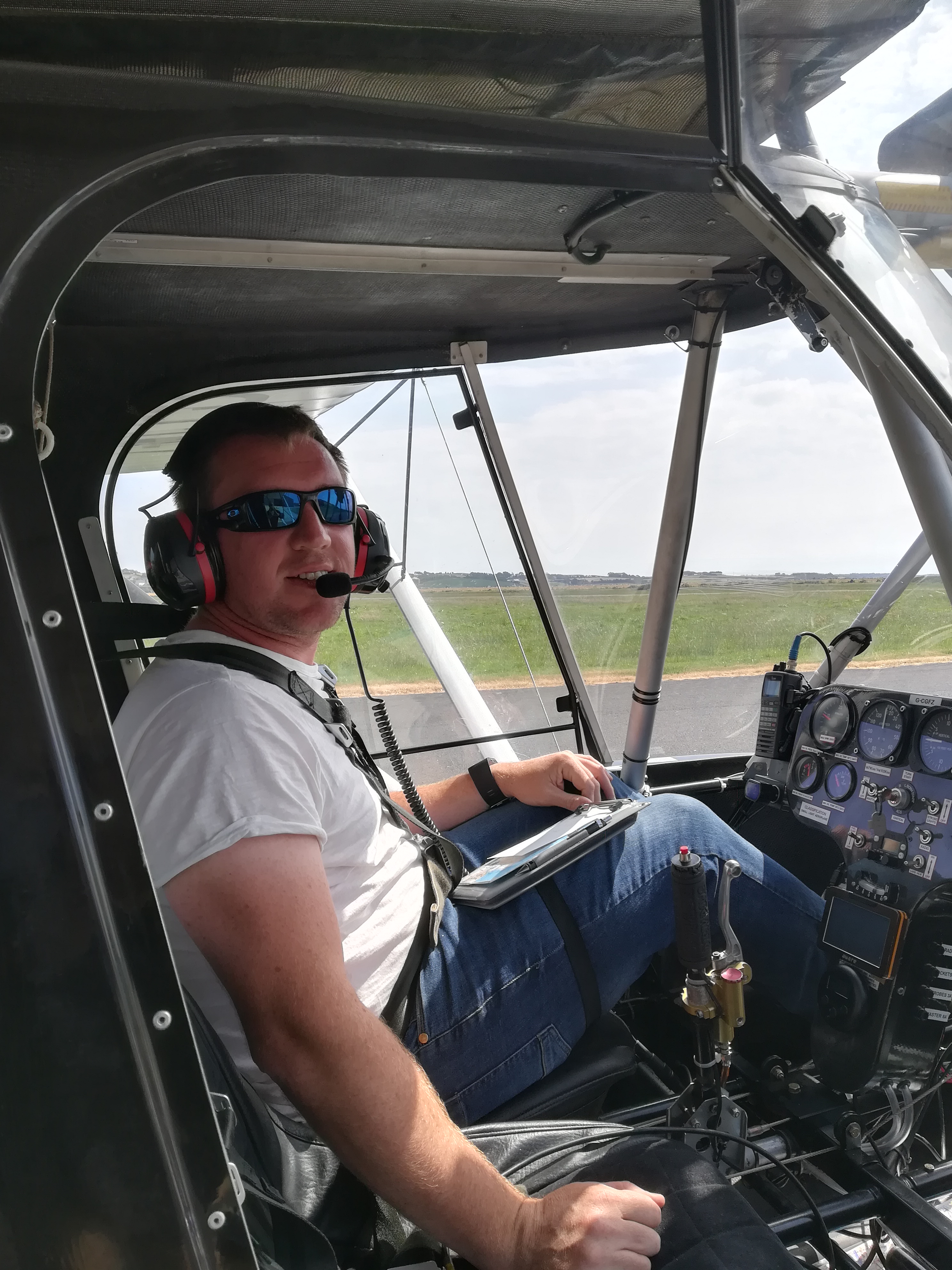 Tom McCrea's First Solo in a Microlight