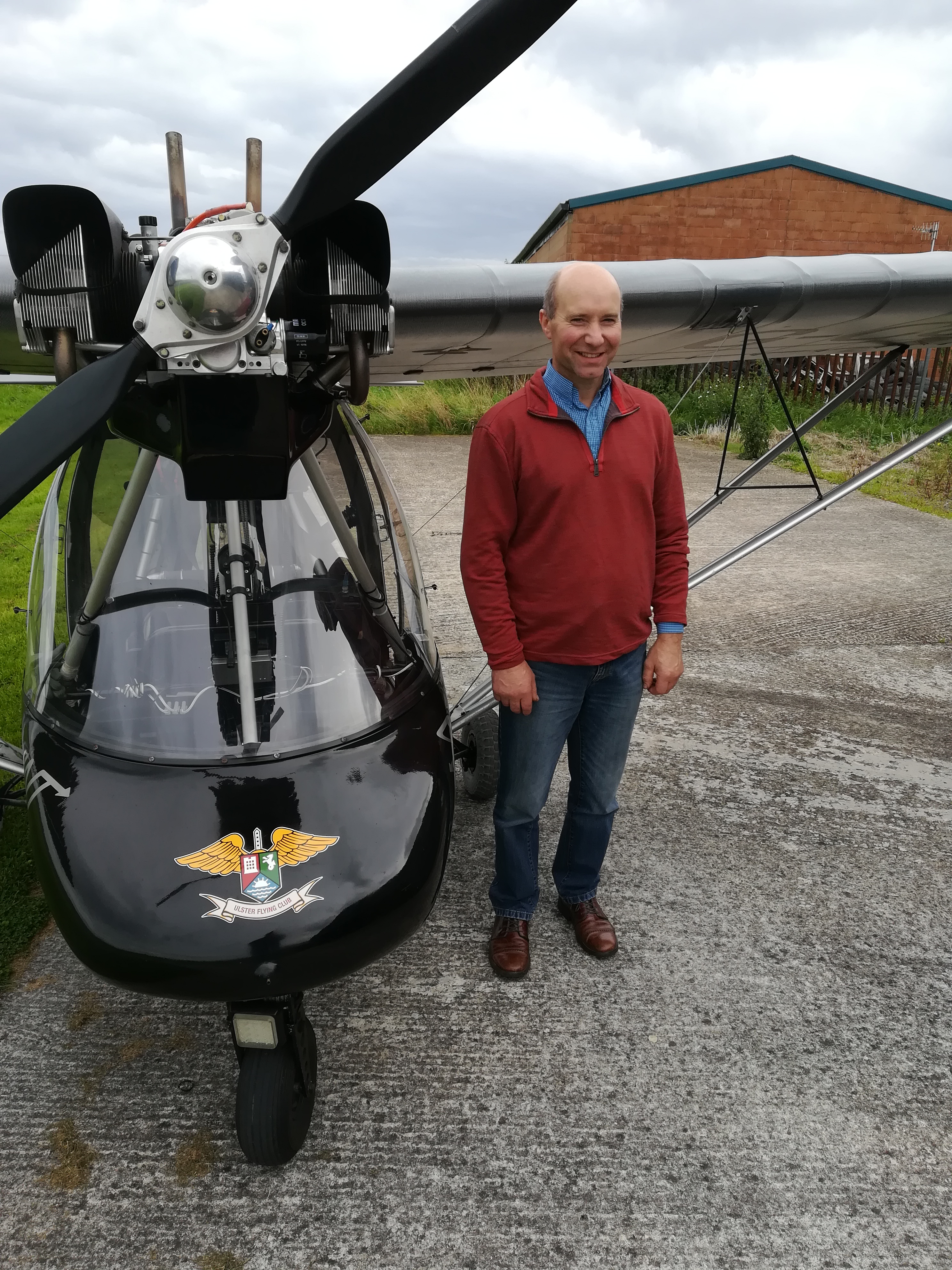 Edwin Calvin wins his Pilot's License
