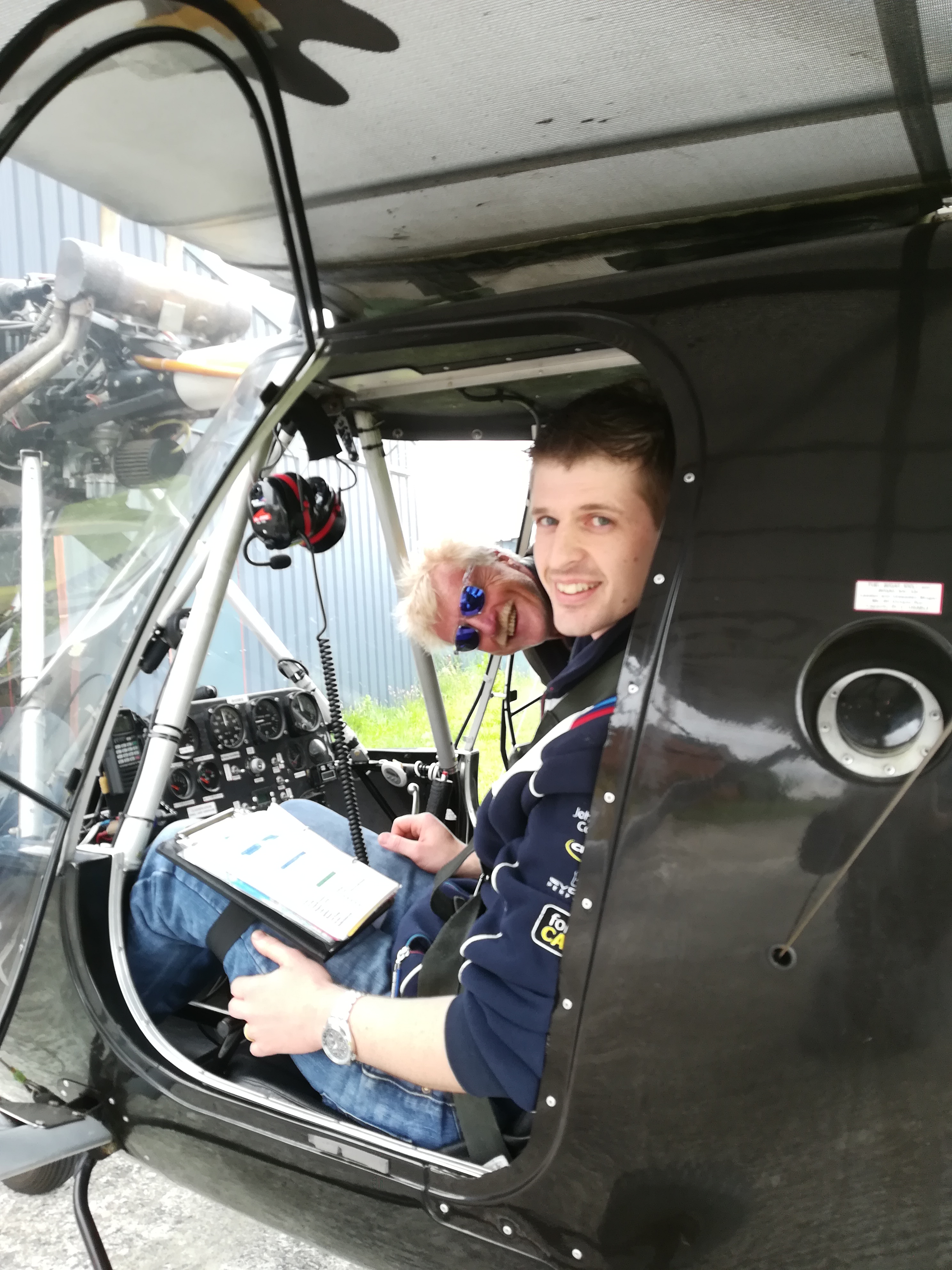 William Boyd celebrates his first solo