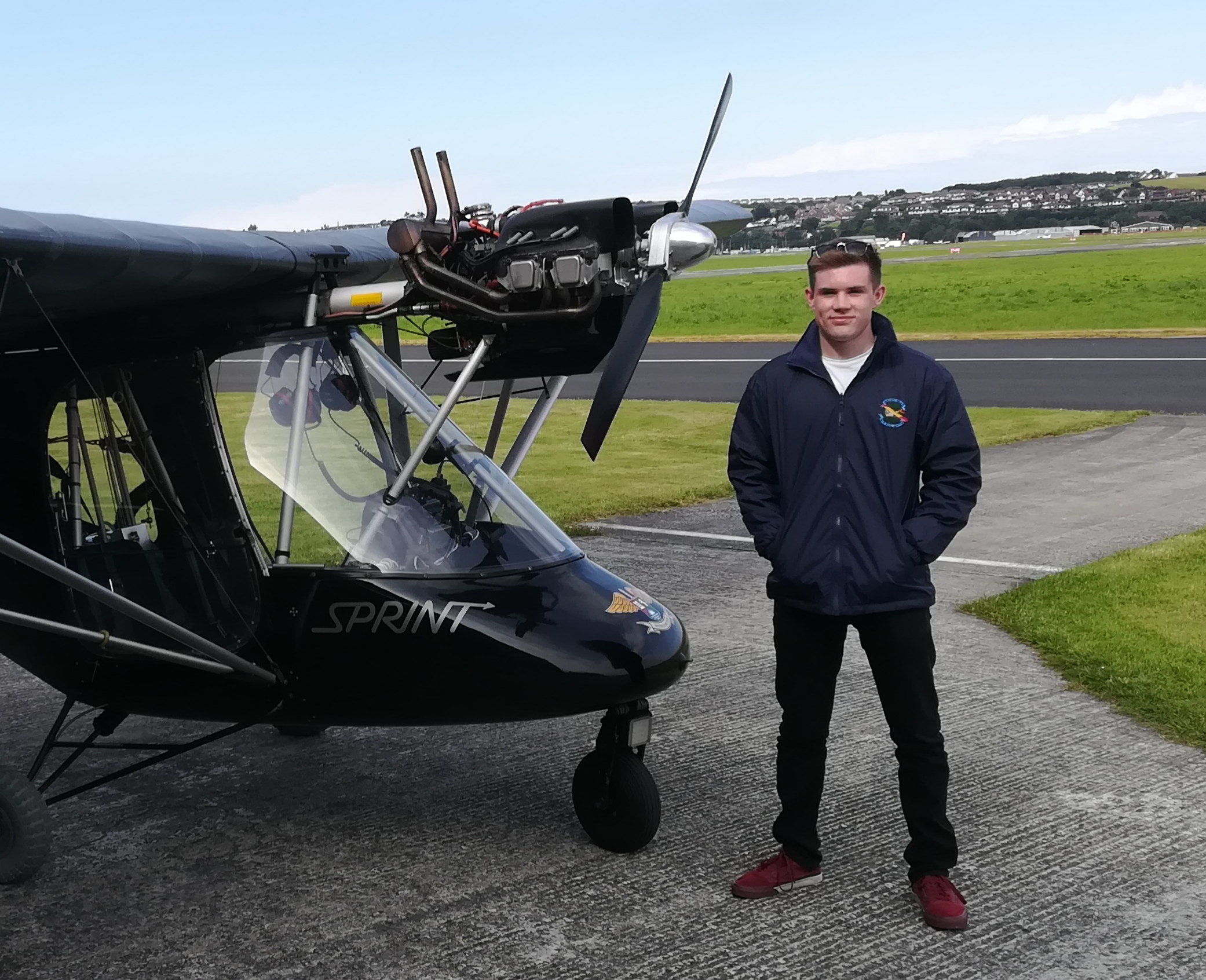 BMAA bursary results in Tom Martin getting his Pilot's License